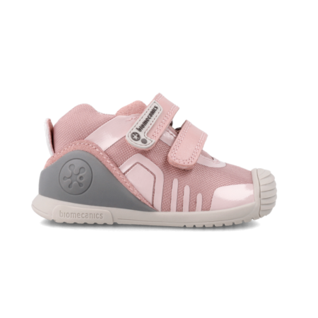 Παιδικό δερμάτινο ροζ sneaker για κορίτσια Biomecanics 221138-C